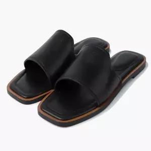 마리떼 레귤러 로고 슬라이드 W B1 MFG46UFW106 BLK BRW