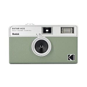 KODAK EKTAR H35 하프 프레임 필름 카메라 35MM 재사용 가능 초점 없음 경량 사용하기 쉬운 세이지 AAA 배터리는 포함되지 않음