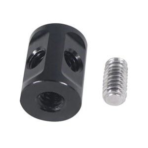 사진 촬영을 위한 15MM 알루미늄 스튜디오 연결 막대 커넥터 장비 연장 어댑터 다중 나사 맞춤 튜브