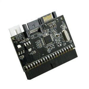 CABLECC IDE 100 133 DVD CD에서 하드 디스크 드라이브용 직렬 SATA 7PIN 어댑터 변환기 2개로 연결