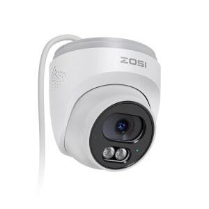 ZOSI C220 4MP QHD 5K 애드온 POE IP 카메라 실외 1440P 감시 카메라에서 시스템까지 저희 NVR 100피트 적외선 야간 투시 AI 인체 감지 양방향 오디오와만 작동합니다