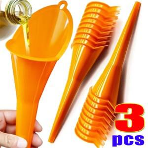 1-3pcs 긴 손잡이 자동  주입 도구 바이크 오토바이 액세서리 방수 플라스틱 깔때기 장비
