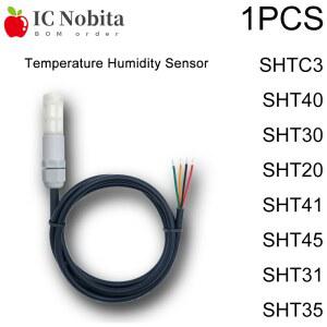 PM센서 1PCS SHTC3 SHT40 SHT30 SHT20 SHT41 SHT35 방수 센서 IIC SHT31 습도 프로브 쉘 I2C SHT45 디지털 온도