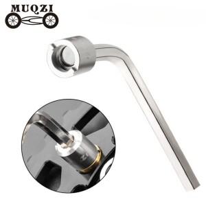 MUQZI 12PC MTB 로드 자전거 체인휠 플레이트 볼트 키 도구 체인링 너트 렌치 나사 제거 설치