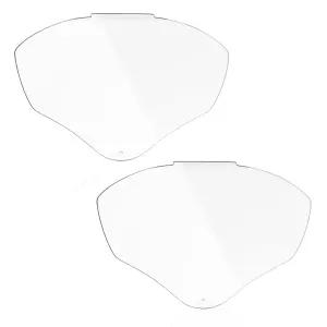 Joworthy 2Pcs S8555 페이스 쉴드 교체 렌즈 Uvex S8500/S8510 호환되는 김서림 방지 보호 안전 바이저