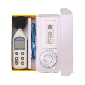 데시벨측정기 HY1361 디지털 소음 테스터 사운드 레벨 고정밀도 연결 컴퓨터 미터 USB