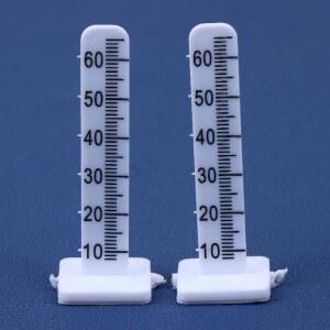 레벨기삼각대 10개 60MM 바닥 평탄화 페그, 시멘트 핀 건설 측정 수평 표시