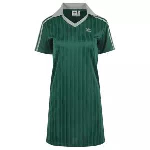 아디다스 브이넥 드레스 카라 반팔 원피스 JD2601