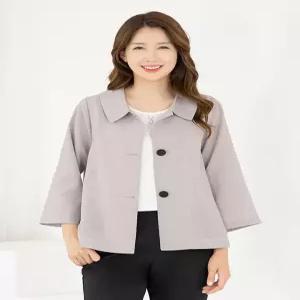 [모슬린]엄마옷 자켓 7부 정장 A라인 605FGH091 마담중년여성빅사이즈50대60대