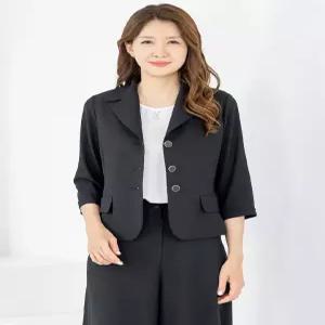 [모슬린]엄마옷 자켓 정장 7부 605FGH008 마담중년여성빅사이즈50대60대