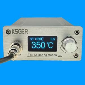 KSGER T12 납땜 인두 스테이션 STM32 V3.1S OLED DIY 알루미늄 합금 FX9501 핸들 전동 공구 홀더 자동 수면