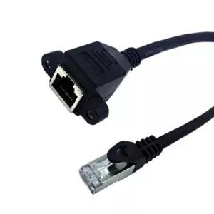 랜연장 판넬형 케이블 CAT.7 S-FTP M-F 0.5M OyE66rey