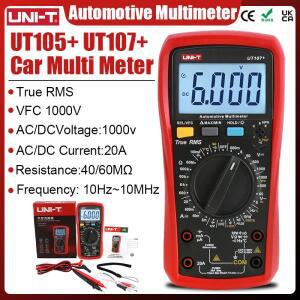 UNI-T UT105+ UT107+ 플러스 자동차 멀티미터 타코미터 엔진 속도 RPM VFC 테스터 전문 디지털 자동차 멀티
