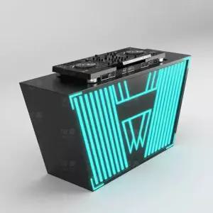 dj 부스 가구 스탠드 클럽 컨트롤러 콘솔 테이블 디제잉 턴테이블 디제이테이블 무대 장비