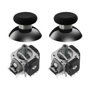 GuliKit TMR PS5 DualSense/DualSense 엣지 컨트롤러용 마그네틱 조이스틱 교체 키트, 썸스틱 캡이 있는 드
