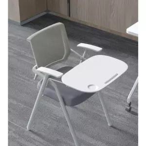 학교 책걸상 일체형 회의용 책상 대학교 수강용 접이식 강당 체어 학원 테이블 필기판 강의