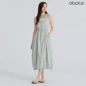 [ab.plus] 나일론 스트링 포켓 슬리브리스 원피스 (LSA2MO44A)
