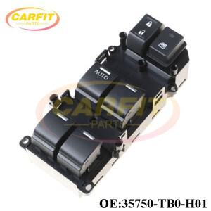 OEM 35750-TB0-H01 Honda 호환 Accord 2008-2012 자동차 부품 용 전력 마스터 제어 창 스위치 버튼