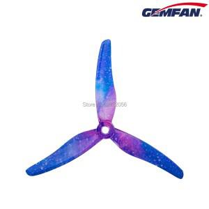 8 개/4 쌍 Gemfan 51433 5 인치 3 블레이드/트라이 블레이드 프로펠러 소품 FPV 레이싱 드론 용 CW CCW 브