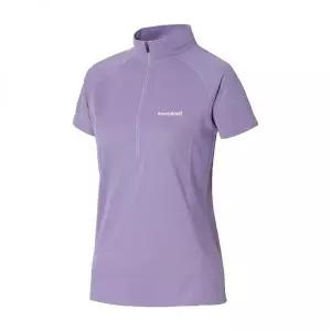 몽벨 MONTBELL 쿨 숏슬리브 집 셔츠 여 LAVENDER JBWJSWZH015 397630