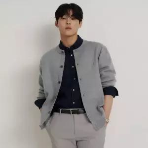 빈폴 멘 [SS26]베럴비 라운드 가디건 카디건 - 그레이 :BC625AC113 105804