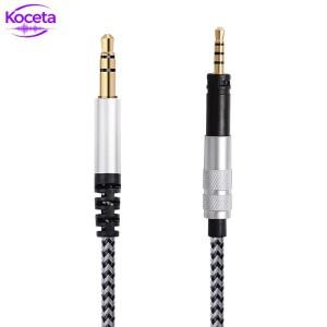 Koceta 업그레이드 HD4.3 OFC 헤드폰 케이블 sennheiser 호환 Momentum HD4.40BT HD400S 용 구리 헤드셋