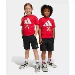 [국내백화점 매장정품] 아디다스 ADIDAS KIDS X 디즈니 미키마우스 상하의 세트 - 레드 JF3639 142097