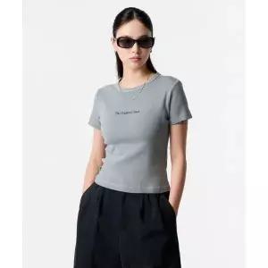 [휠라]여성 피그먼트 골지 반팔티(FS262RS01F009041)