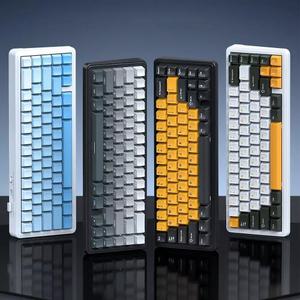 AULA F65 독거미 아우라 게이밍 무선 기계식 조약돌 키보드 RGB 핫스왑