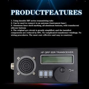 8밴드 무전기 단파 무전기 USDR USDX 미니 8밴드 SSB CW QRP 무전기 3.5~470MHZ 20W