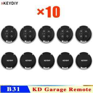 10 개/몫, KEYDIY B-시리즈 4 버튼 일반 차고 문 원격 B31 KD900 URG200 KD-X2/KD 미니 원격 발전기