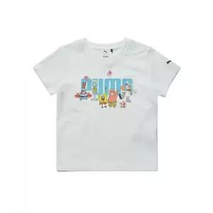 [국내백화점 매장정품] 푸마 PUMA KIDS 푸마Ⅹ스폰지밥 상하세트 - 화이트블랙 675863-02 135213