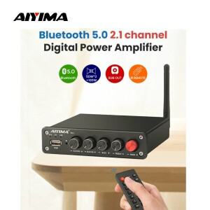 AIYIMA B01 블루투스 파워 앰프 2.1 사운드 앰플리피카도르 스피커 홈 오디오 앰프 A03 TPA3116 서브우퍼