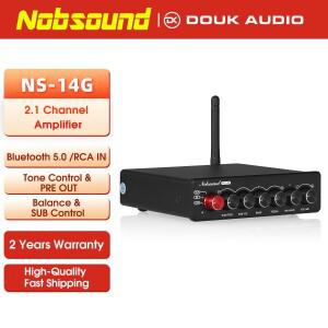 Nobsound NS-14G 2.1 채널 HiFi Bluetooth TPA3116 디지털 앰프 AUX 데스크탑 서브우퍼 파워 앰프 50W*2+10