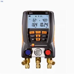 Testo 557s 스마트 진공 키트 무선 진공 및 클램프 온도 프로브가 포함된 스마트 디지털 매니폴드