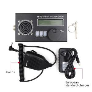 2024 USDX USDR HF QRP SDR 트랜시버, SSB/CW 트랜시버, 8 밴드 DSP SDR, 마이크, 배터리, 충전기