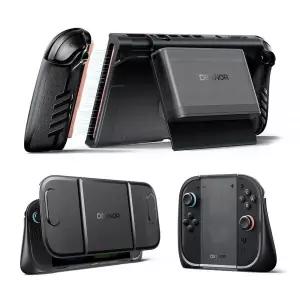 Dexnor for Nintendo Switch 2 Case 2025 Dockable Cover with Transformable Grip  Detachable Magnetic