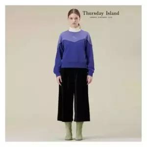 써스데이아일랜드Thursday Island 배색 믹스 스?셔츠T238MST231W 1096823