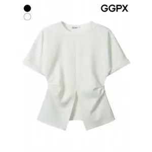 GGPX센터 슬릿 롤업 반팔 티셔츠 GP3TS010F2442378