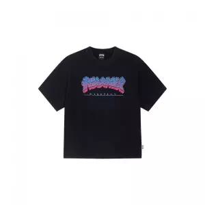 THRASHER 고질라 스톤워싱 티셔츠 블랙