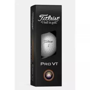 Titleist 타이틀리스트 Pro V1 골프공 (화이트, 3팩) 슬리브 1개 2025 143588