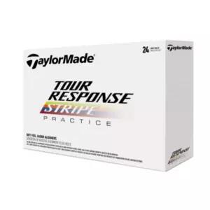 TaylorMade Golf Tour Response 스트라이프 연습공 24개 팩 143515