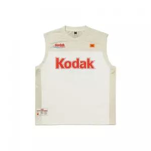 매장정품 코닥 KODAK 메쉬 슬리브리스 탑 WHITE K6223LSLF1WHT 288393