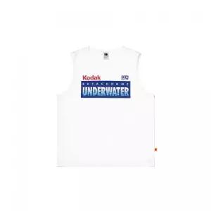 매장정품 코닥 KODAK 썸머 그래픽 슬리브리스 WHITE K4223LSL64WHT 288388