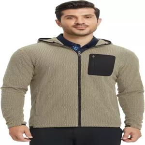 MMAELREG 플리스 후디 재킷 남성 풀 지퍼 3개와 함께 골프 운동 여행용 가볍고 부드러운 따뜻한