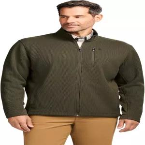 IZOD 남성 셰이커 플리스 풀 지퍼 재킷