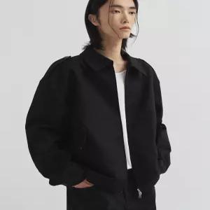 드로우핏 로드니 카라 해링턴 자켓 [BLACK] 트러커 크롭자켓 DFJK4308BK 4305585