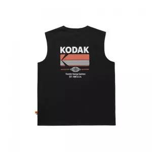 매장정품 코닥 KODAK 브리즈팝 에어로쿨 빅그래픽 슬리브리스 티셔츠 BLACK K6223LSL51BLK 288118