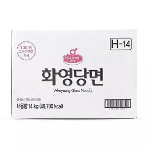 [하프클럽/]쉐프원 화영 당면 14kg 대용량 업소용 잡채 식자재