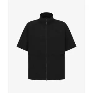 노스페이스 THE NORTH FACE NT7KS01J 화이트라벨 아이스펄스 반팔 집업 BLACK 332180